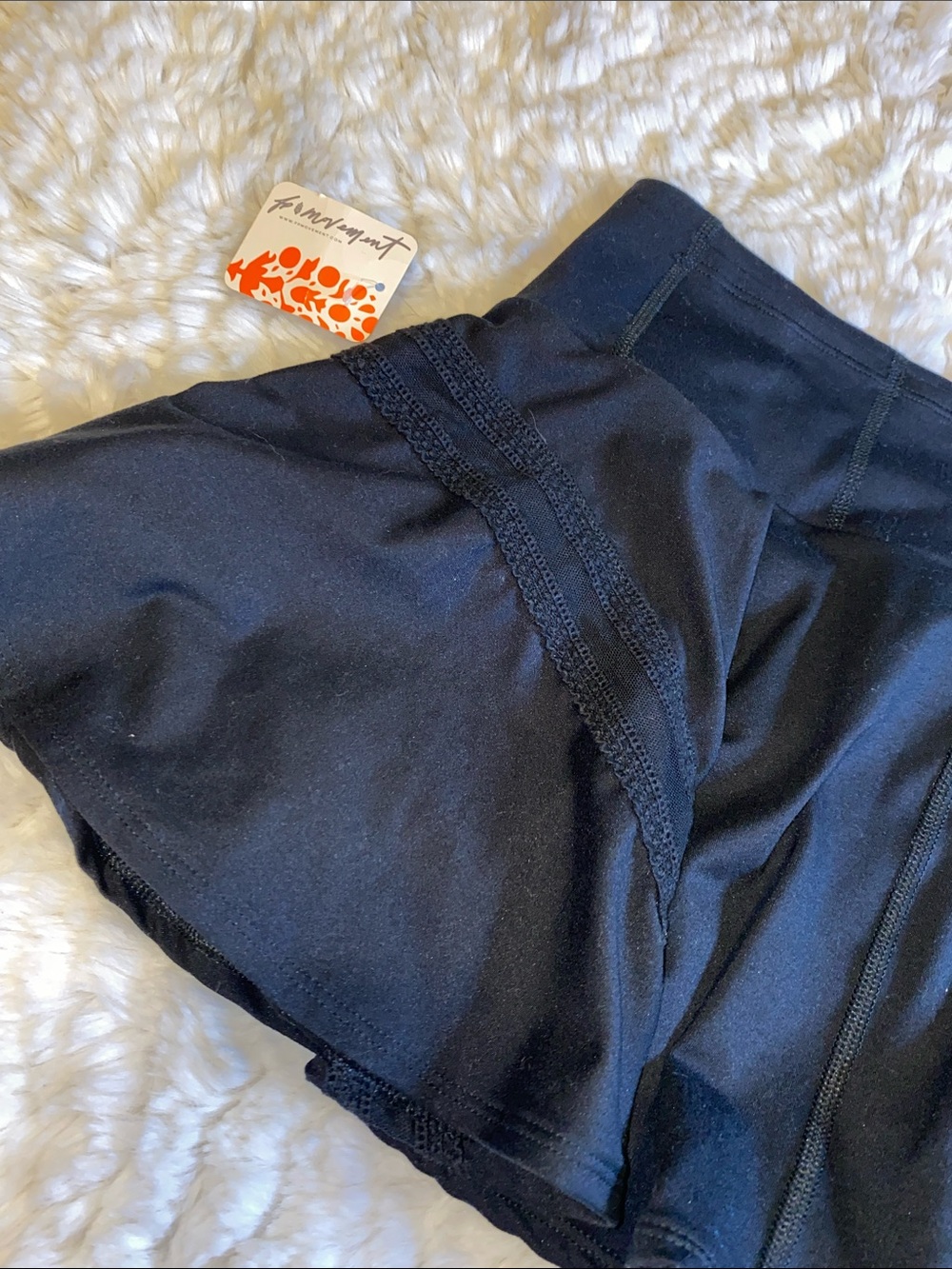 Free People Black Athletic Skort with Built-In Shorts - Picture 5 of 9